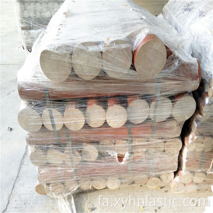 میله لمینت فنولیک پنبه Cotton Phenolic Laminated Rod